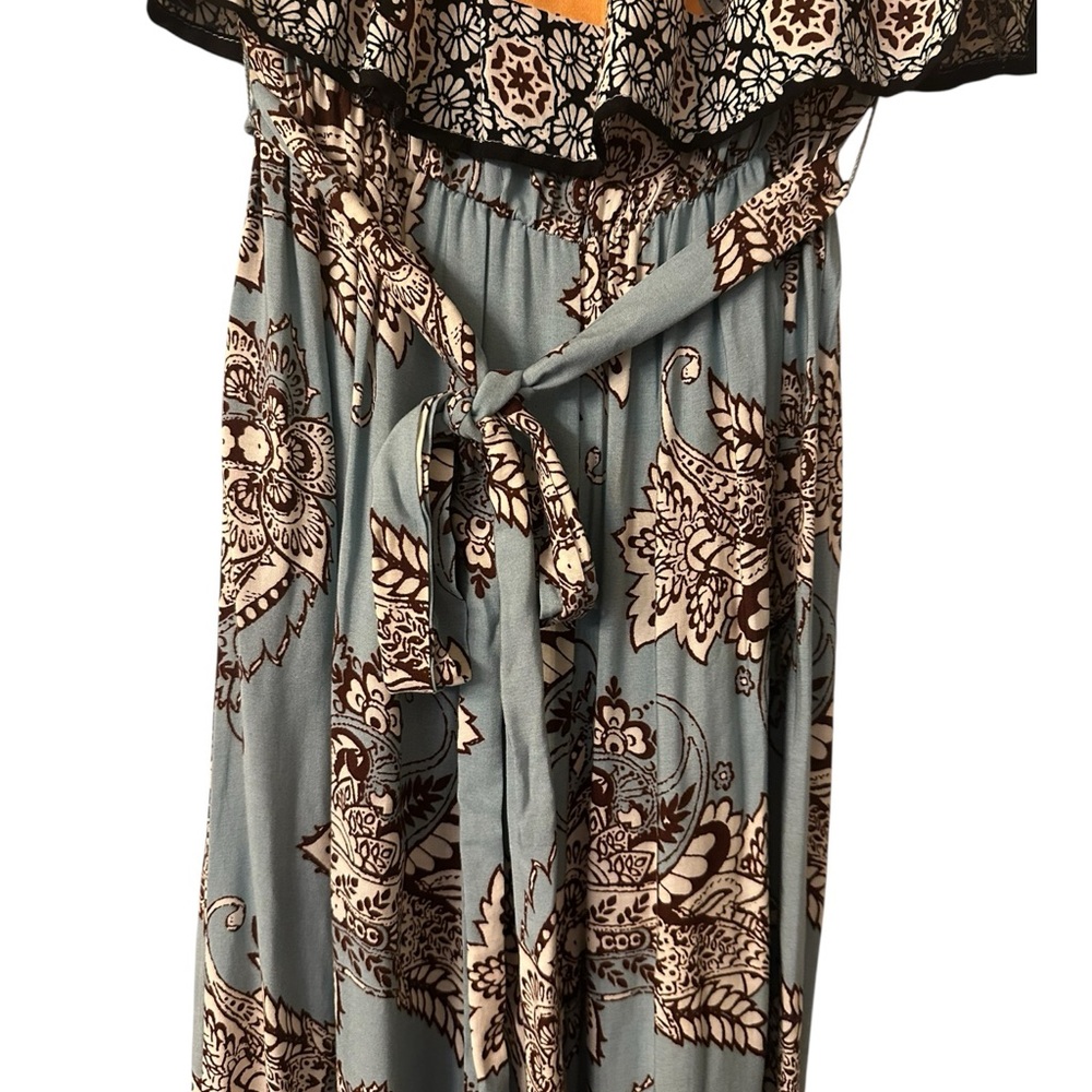 UMGEE Floral Off-Shoulder Jumpsuit‎ - Picture 4 of 8